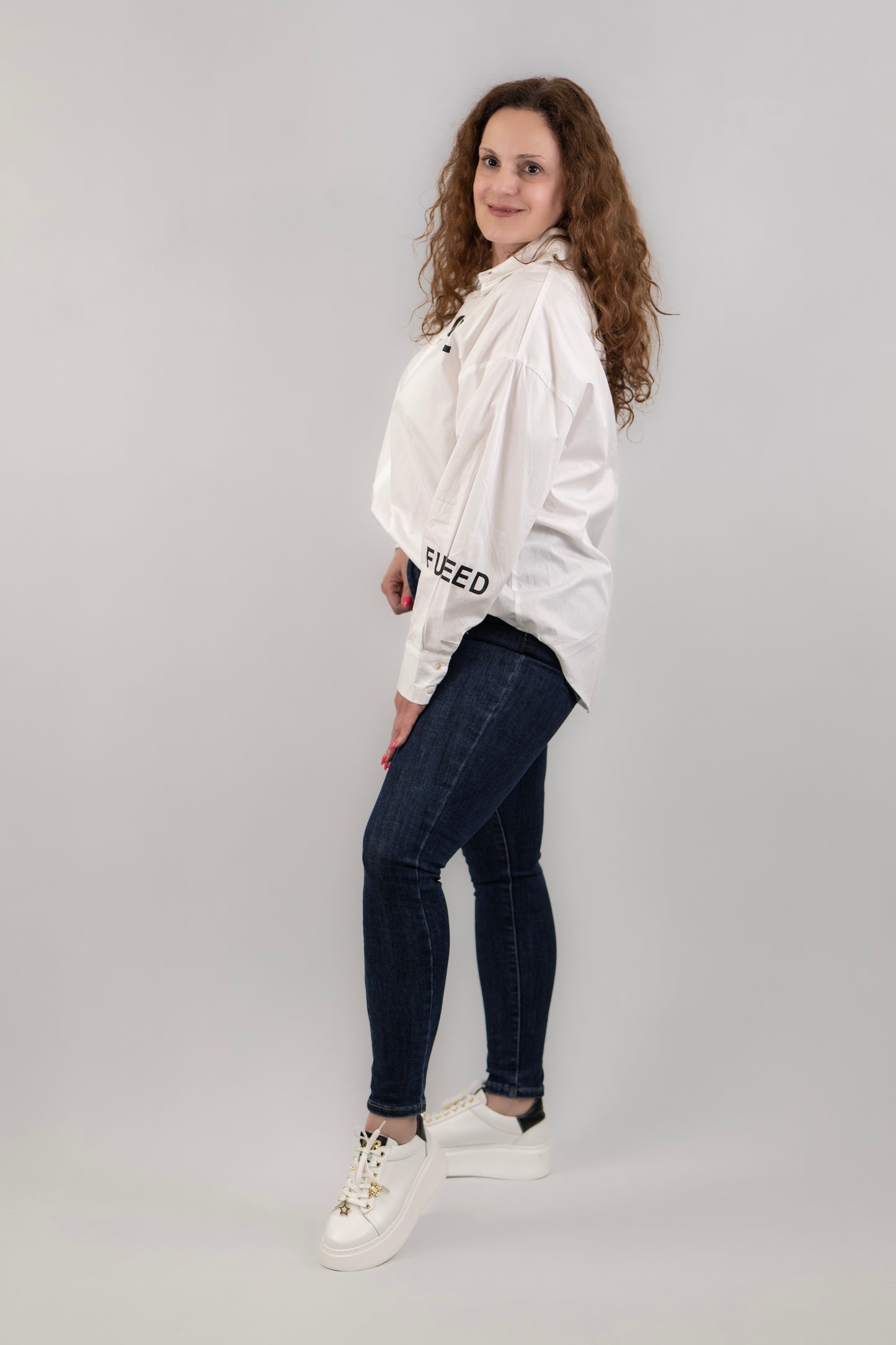 LARA fehér női ing