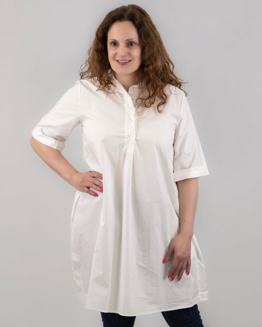 Fehér ing tunika