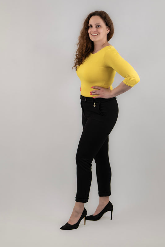 Fekete alkalmi nadrág