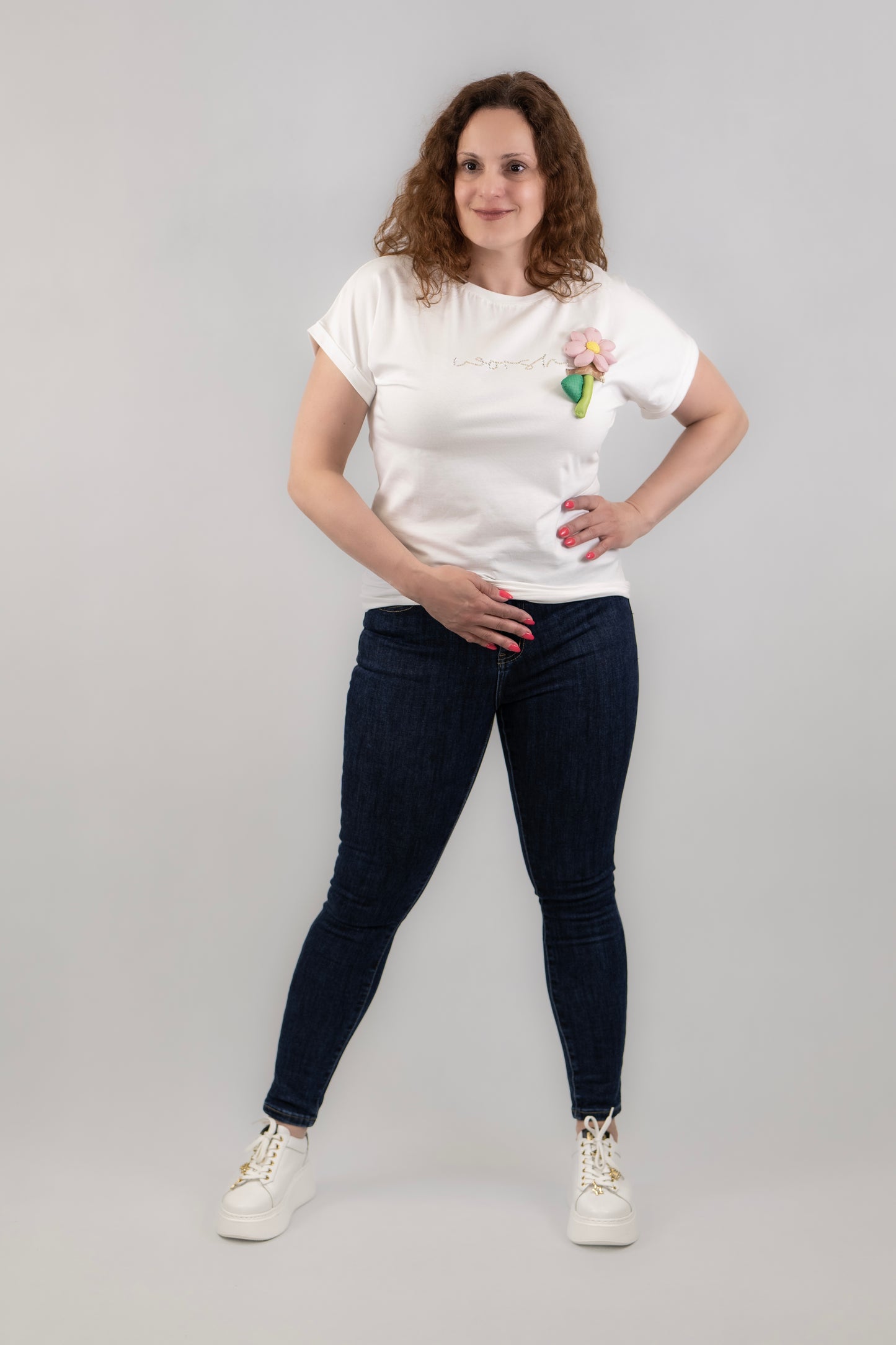 Megi rövid ujjú felső