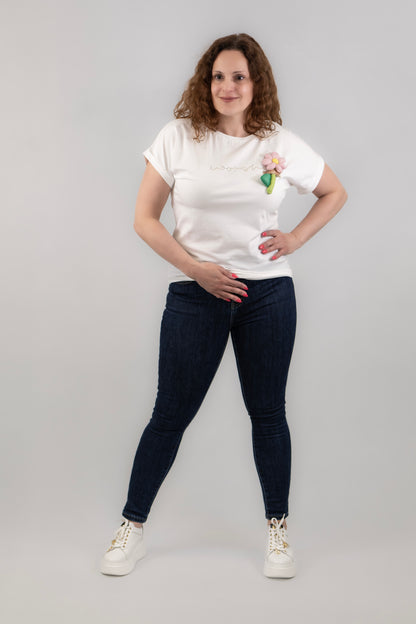 Megi rövid ujjú felső