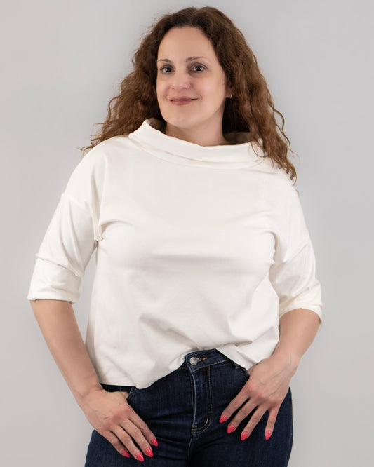 Kámzsa felső fehér