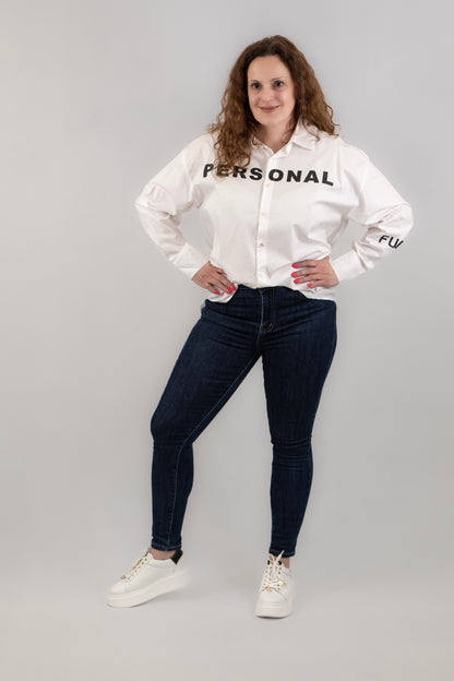 LARA fehér női ing